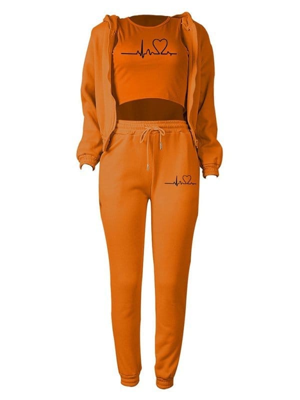 Women's Casual Jogging Two Piece Set - Image 3