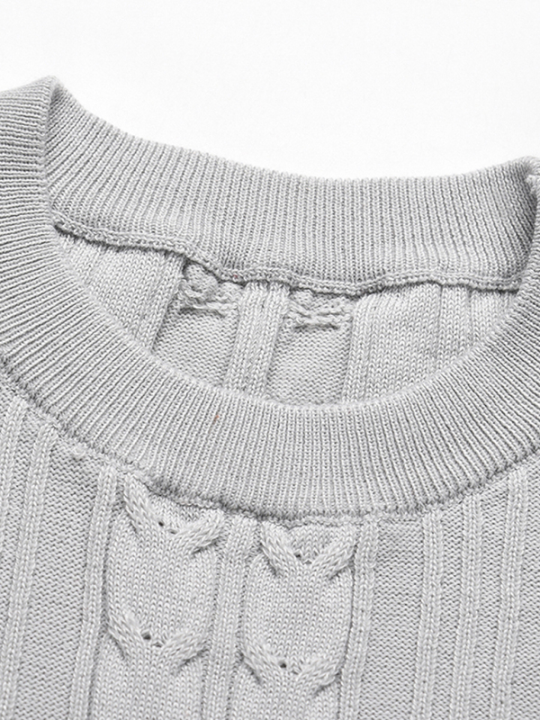 Women's Long Sleeve Cable Knit Sweater Dresses - Image 10