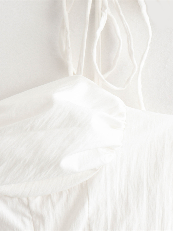 Fashionable and versatile layered poplin sleeveless suspender dress - Image 2