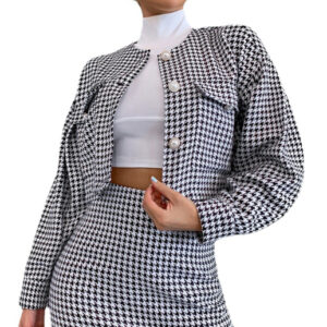 Women'S High Waist Pack Hip Two Piece Set