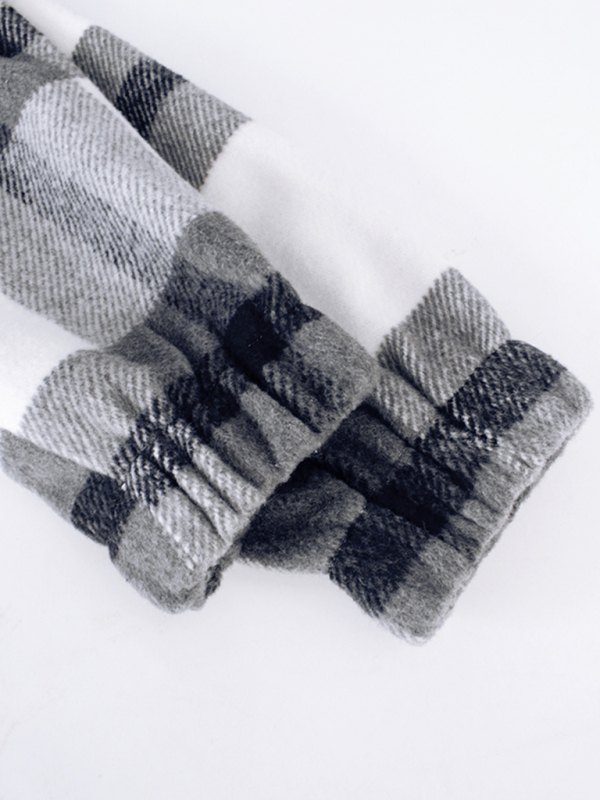 Women's casual holiday Plaid Long Sleeve Jacket - Image 6