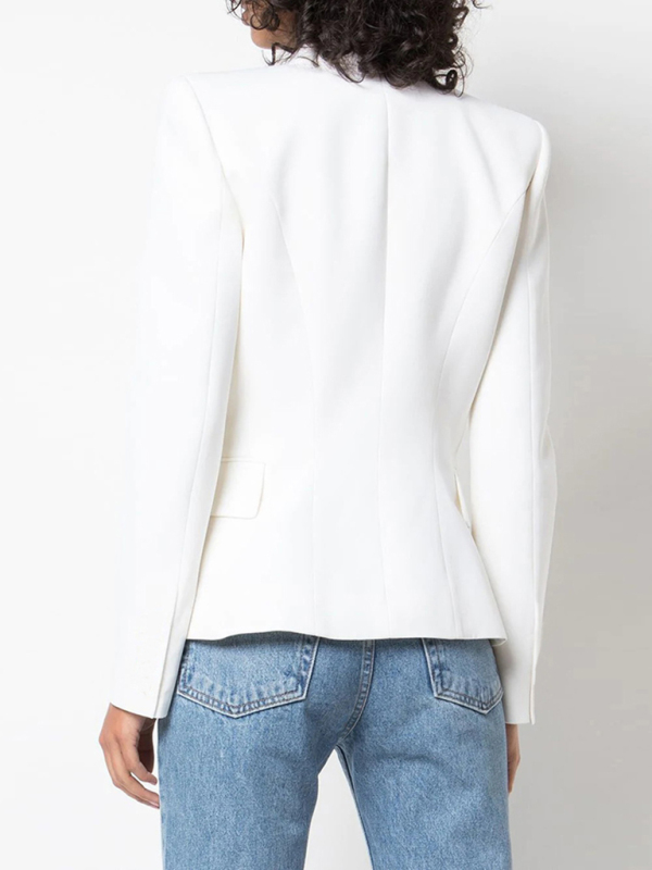 Women's fashion short double-breasted blazer - Image 5