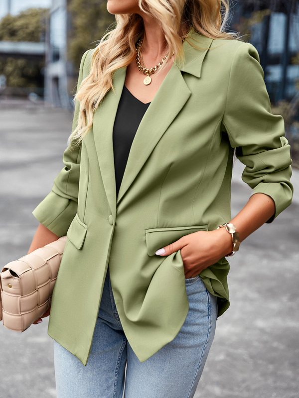 Women's casual long-sleeved small suit jacket - Image 16