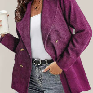 New style jacket solid color suit button coat