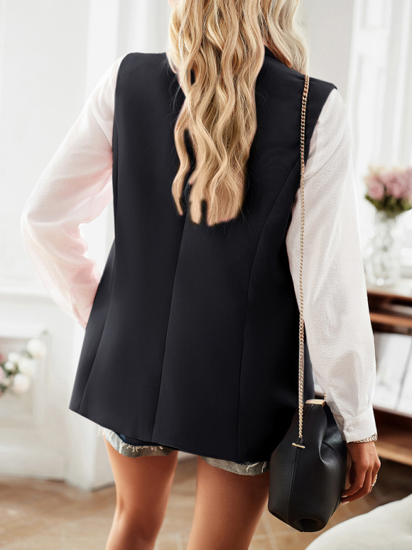 Women's New Temperament Commuter Jacket Suit Vest - Image 11