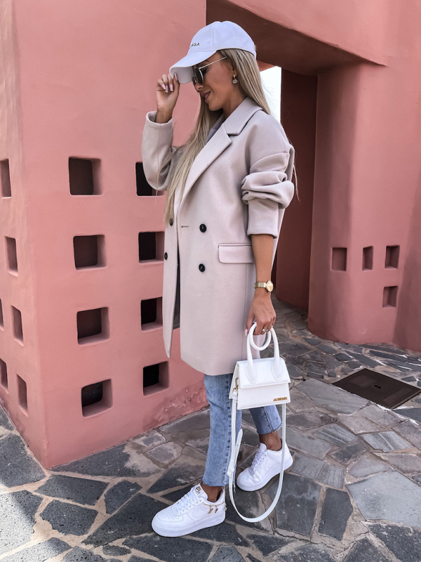 Fashionable autumn and winter new jacket with suit collar - Image 7