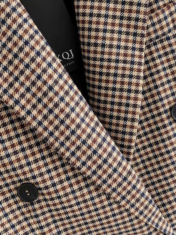 New women's suit plaid small suit jacket - Image 8