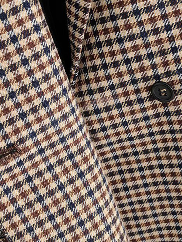 New women's suit plaid small suit jacket - Image 9