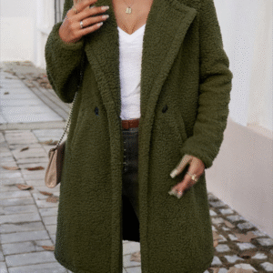 Casual Loose Hooded Plush Coat for Women