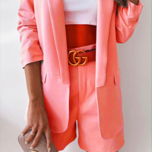 Women's New Solid Color Small Suit Long Sleeve Top