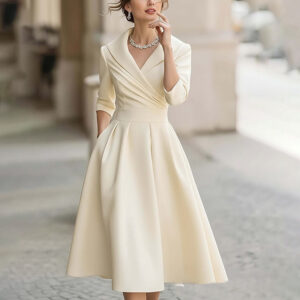 Elegant Slim-Fit Long Dress