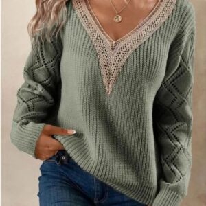 V-neck sweater
