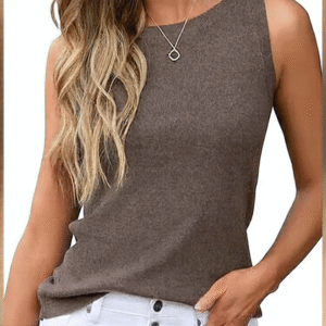 Blended Casual Tank Sweater